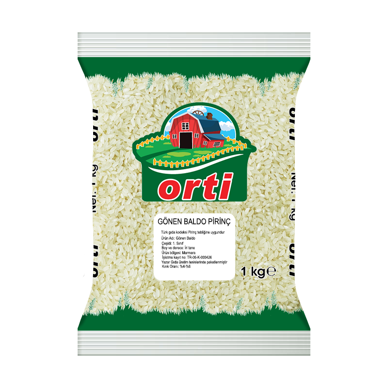 Orti Gönen Baldo Pirinç 1 Kg